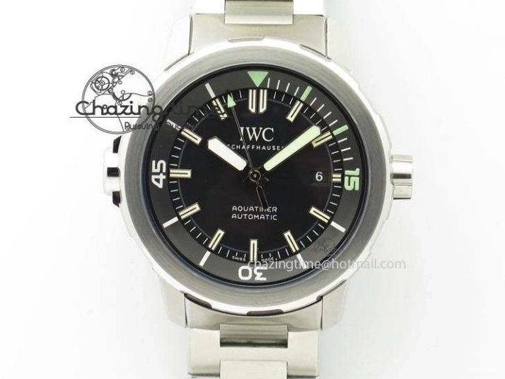 MIROTIME 0317 UrbanStyle Aquatimer Automatic IW329002 V6F 1:1 Best Edition Black Dial On SS Bracelet MIYOTA 7317